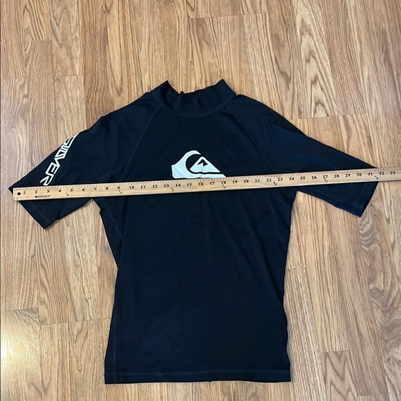 Quiksilver Rashguard Rash Guard black Medium M - Picture 4 of 8